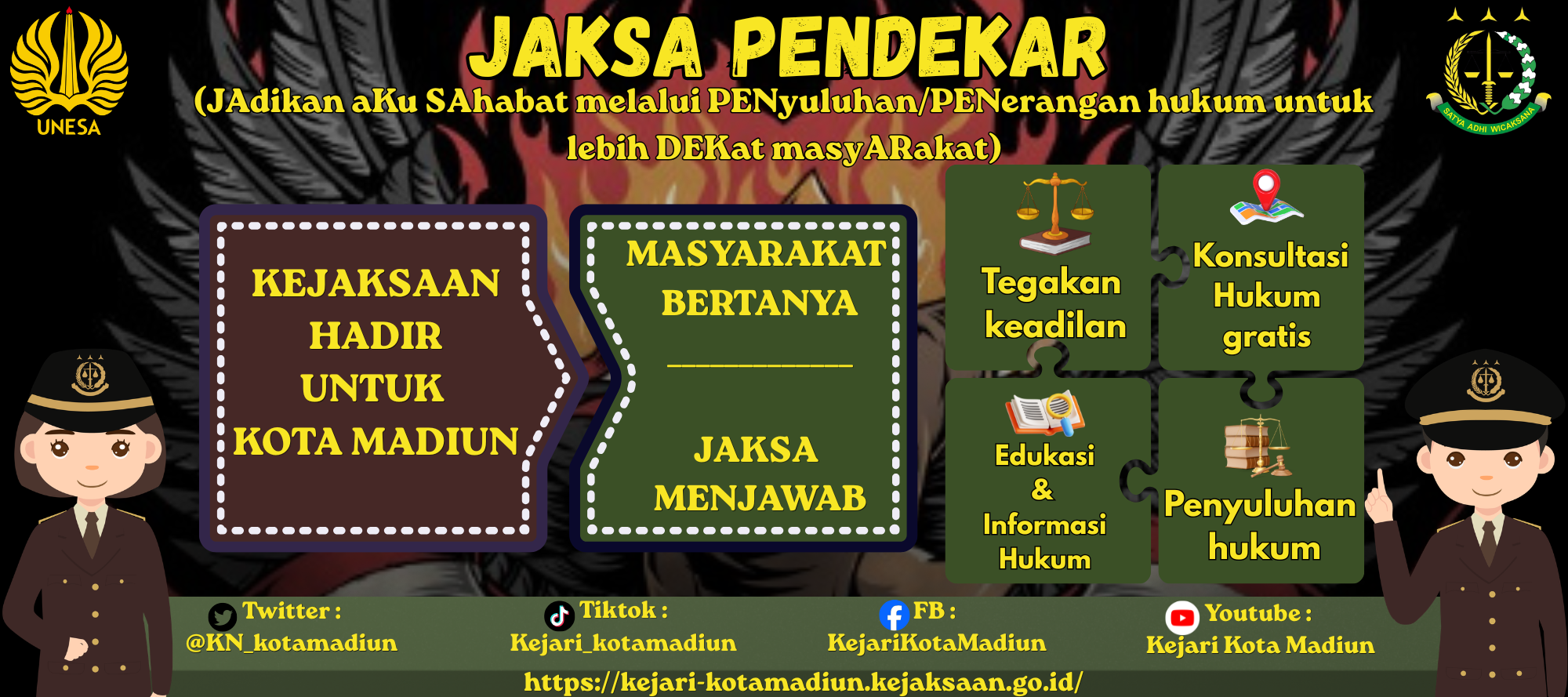 Mahasiswa Kembangkan Media Stiker Edukasi untuk Perkenalkan Program Jaksa Pendekar kepada Masyarakat